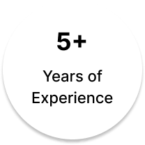 5+ Years of experience